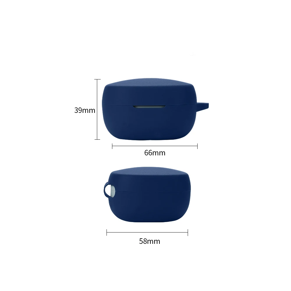 غطاء من السيليكون ل Baseus Bowie WM02 + حافظة بلون حماية غطاء سماعة مع خطاف حافظة لهاتف Baseus WM02 +