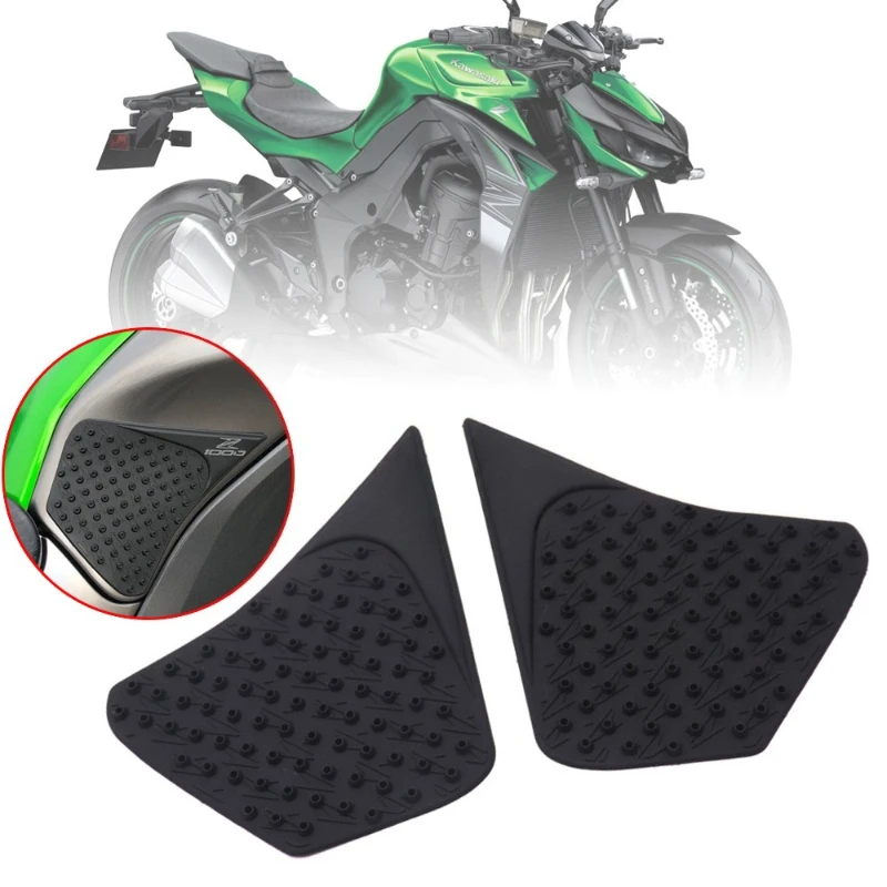 

Suitable for Kawasaki Z1000 Anti-slip tank side pads Sticker knee grips Tank traction pads Side decals