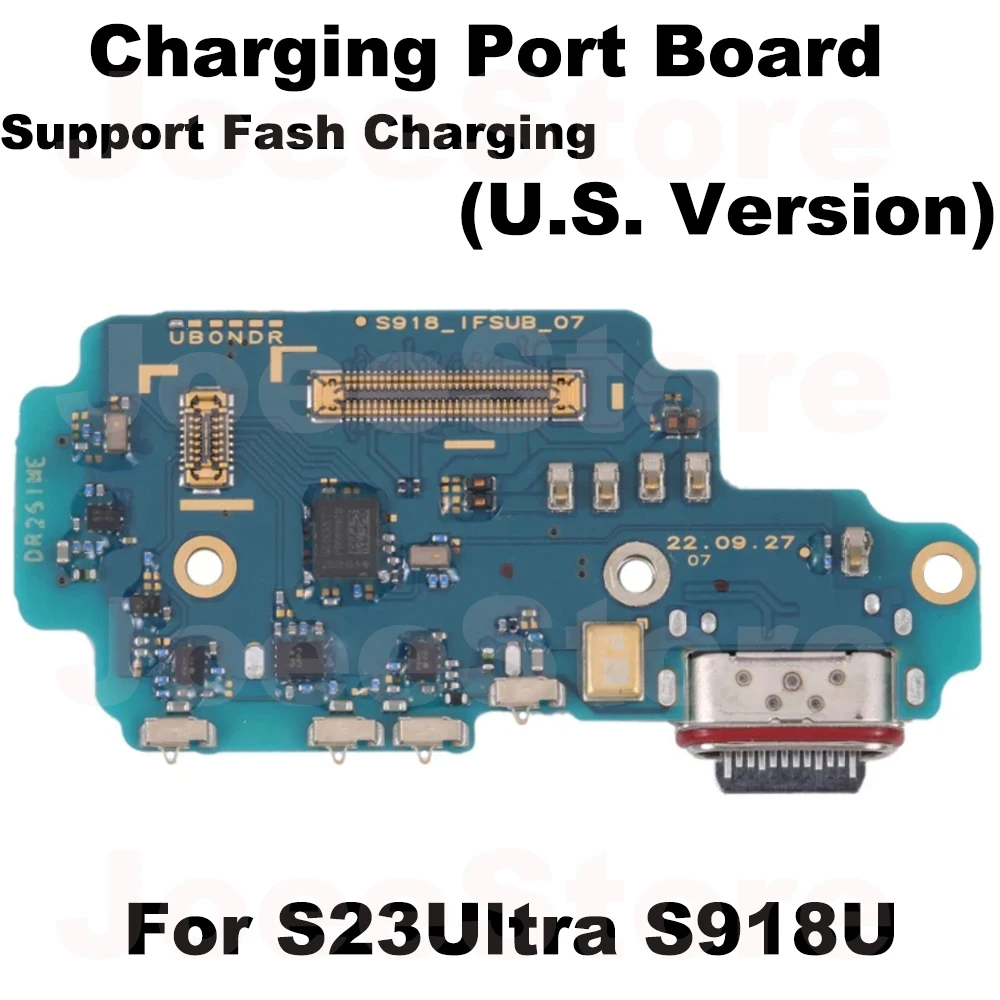 Ladeans chluss platine für Samsung S22 S21 S20 S23 plus Ultra G998U S908U S901U S918U USB-Ladeans chluss Dock kabel US-Version