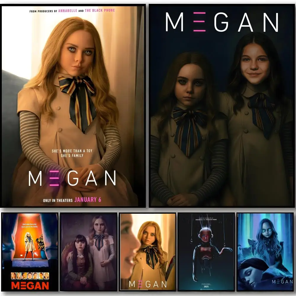 movie thrilling M-M3GAN 2.0 Poster HD art sticky wall waterproof home bedroom bar aesthetic decoration