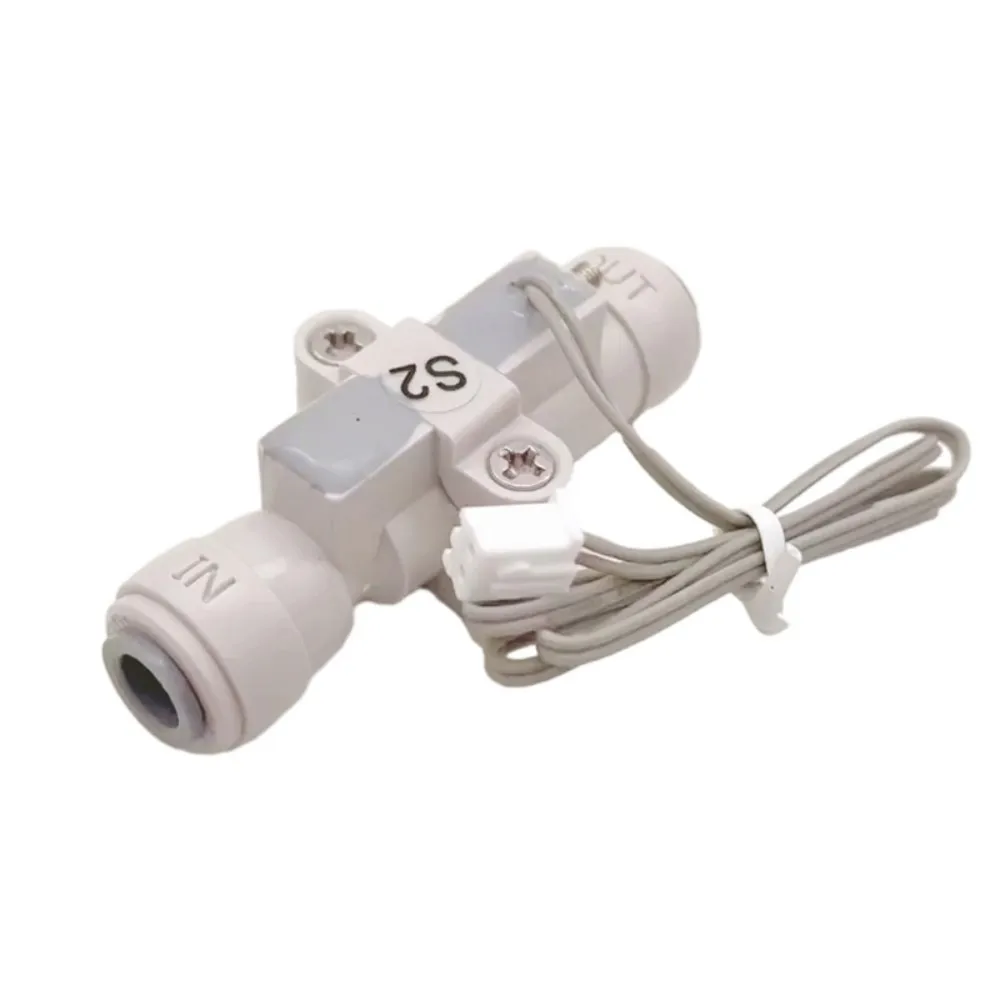 

1/4" Water Flow Switch Low-flow Startup Normally Open Plastic Water Flow Switch Flow Control Sensor for Water Purifier Dispenser