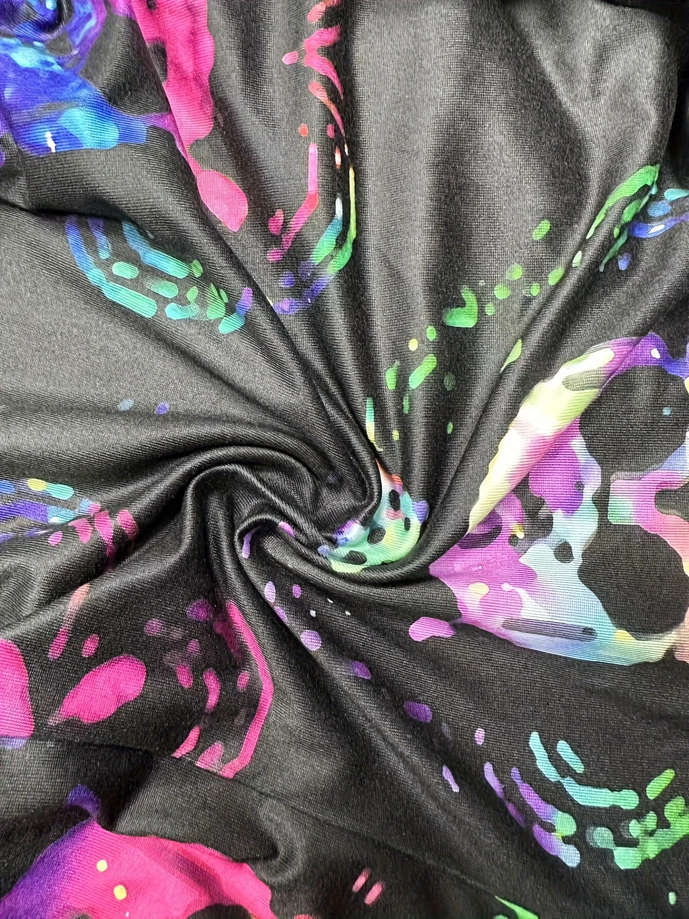 بذلة نسائية مقاس كبير كاجوال بحزام مطبوع عليه جمجمة متدرجة مناسبة للنزهات اليومية غير الرسمية