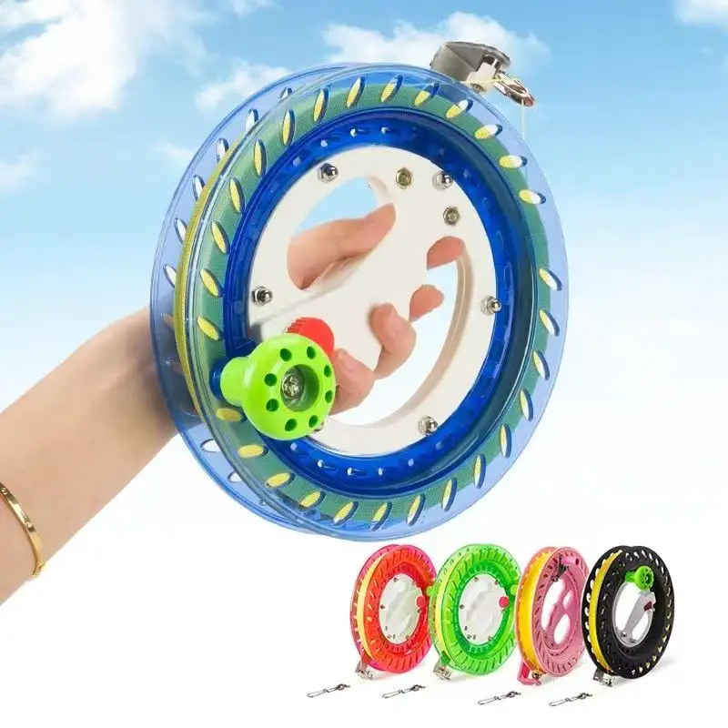 Carrete de pipa para adultos, juguetes al aire libre para niños, carrete volador de pipa, rueda de pipa abs, accesorios para pipa al aire libre, juguetes divertidos, pipa grande