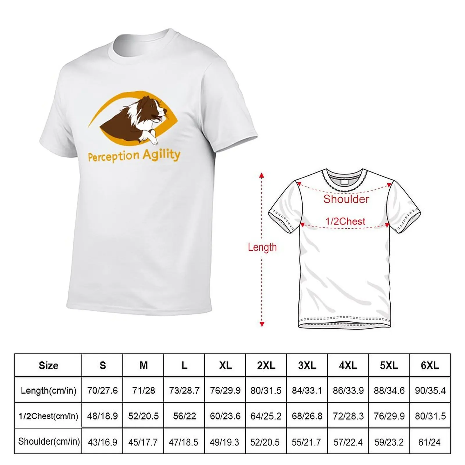 Perception Agility Logo T-Shirt Clothing vintage men t shirts