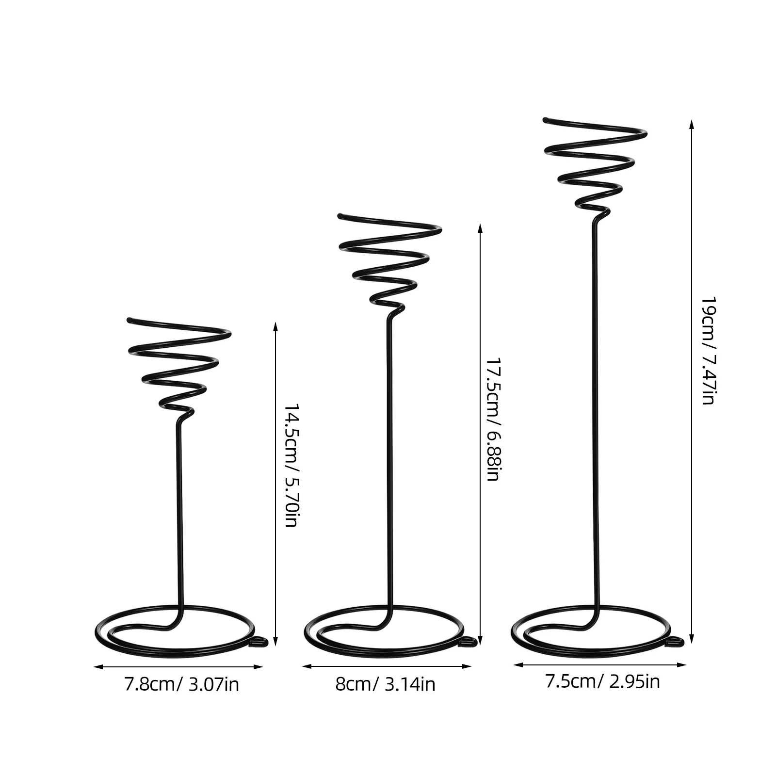 3 Pcs Flower Stand Plants for outside Air Shelf Outdoor Holders Desktop Display Racks Displaying Tillandsia Grace