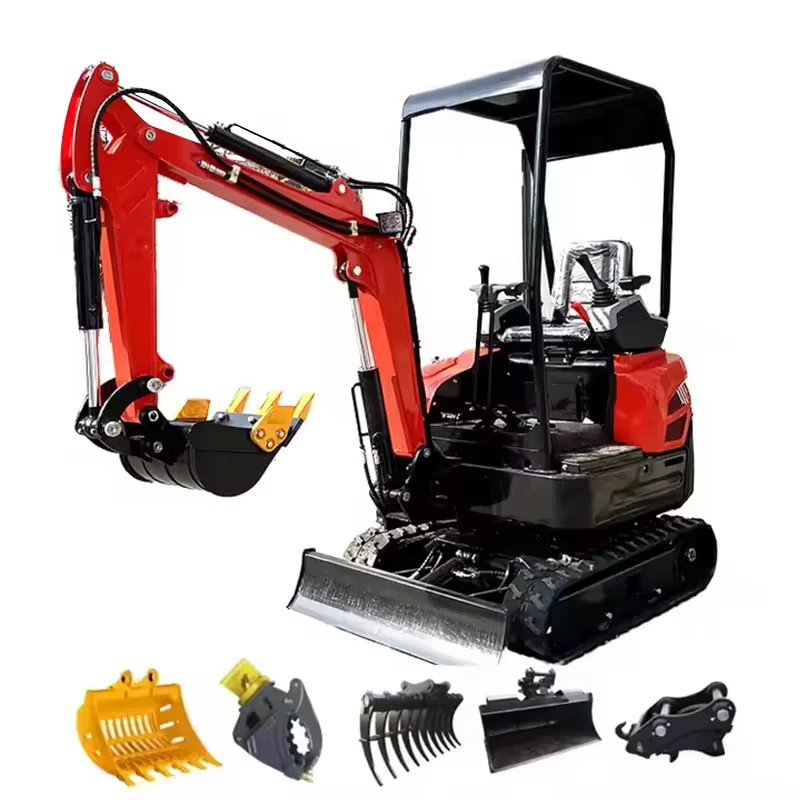 Factory Price Mini Excavator EPA EURO5 Engine Can Be Customized Mini Digger Garden Crawler Mini Excavator