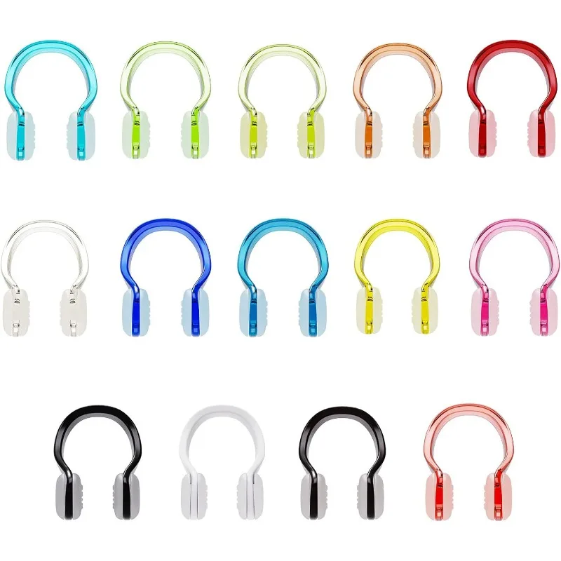 Pinzas para la nariz para natación antiagua profesional Unisex, juego de tapones para los oídos en espiral en caja, equipo de natación esencial para principiantes