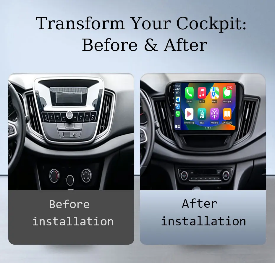 For Chevrolet Cavalier 2016‑2018 9 inch Android16 Car Radio Multimedia GPS Player Support Carplay Android Auto WiFi Bluetooth