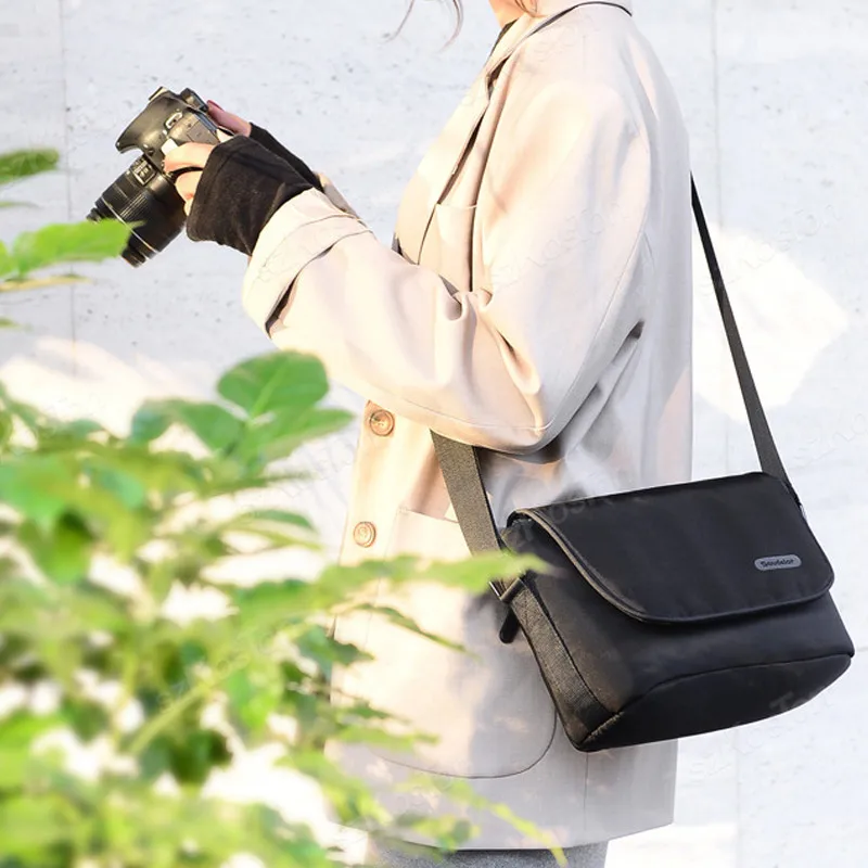 Universal Camera Bag Case Shoulder Messenger Bag Travel Case for Nikon Canon Sony DSLR SLR Mirrorless Cameras Waterproof