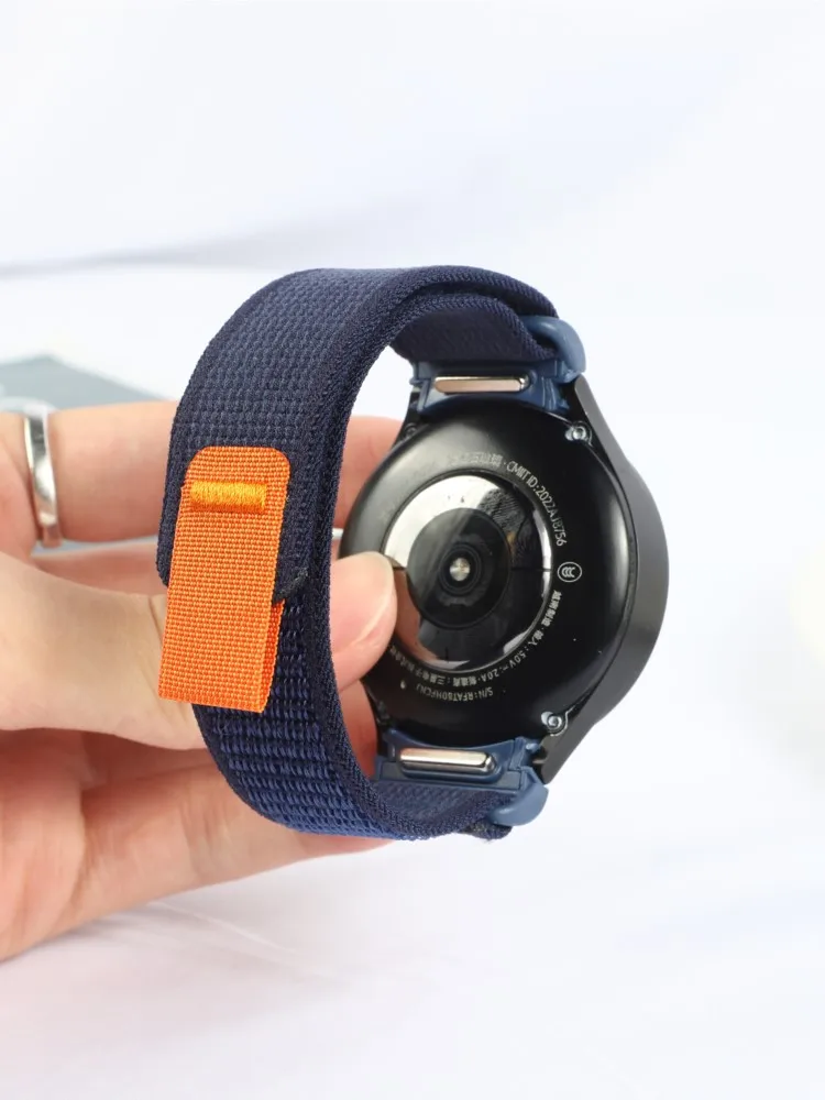 Nylon Band for Samsung Galaxy watch 7 FE 6 5 Pro 4 classic 44mm 40mm No gaps Trail sport correa bracelet Galaxy watch 7 Straps