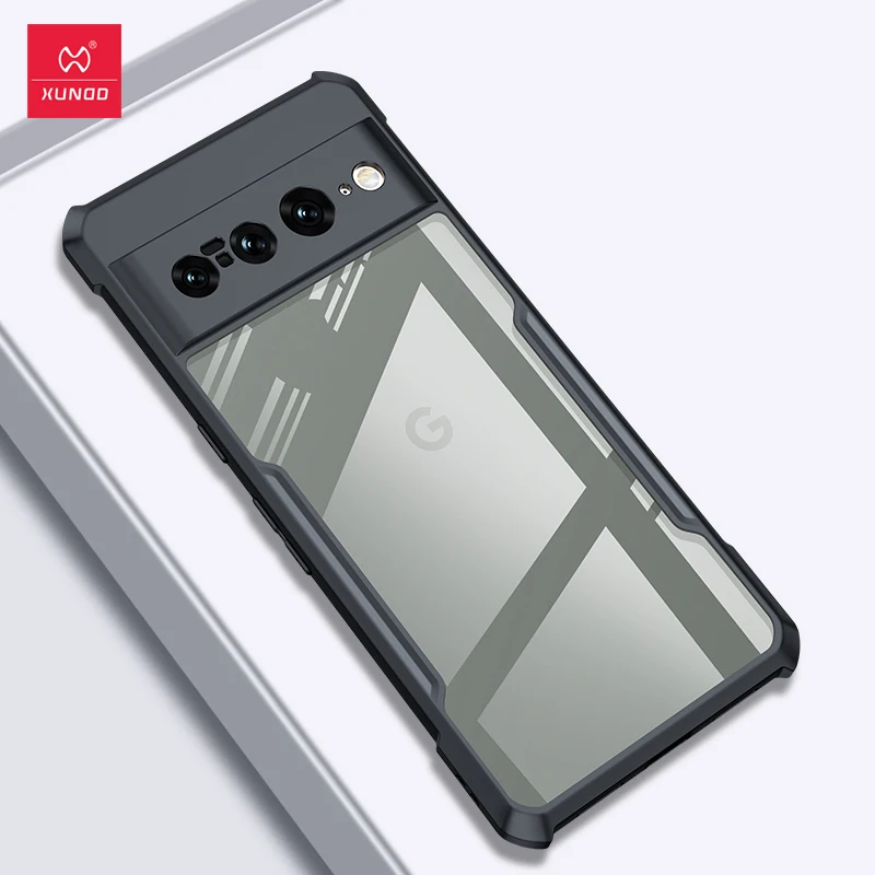 Xundd Shockproof Case For Google Pixel 7, Protective BumperTransparent Thin Phone Cover For Google Pixel7 Pixel 6A 6 7 Pro Case