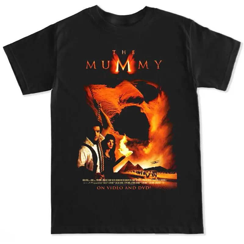 THE MUMMY FRASER 1990 90S EGYPT FUNNY CLASSIC MOVIE FILM HERO MENS T SHIRT