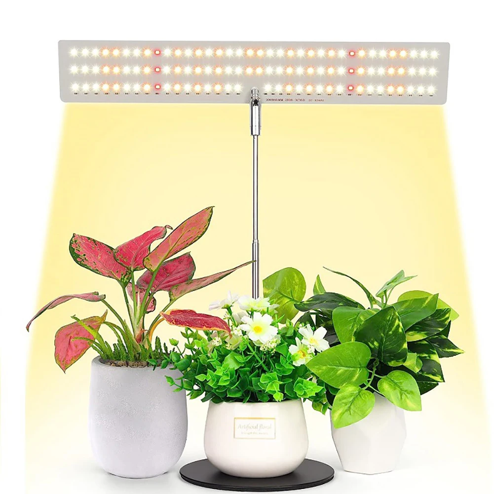 10W 120LEDs Plant Growth Lamp IP54 Waterproof Auto On/Off Adjustable Brightness LED Full Spectrum Plant Light For Plants