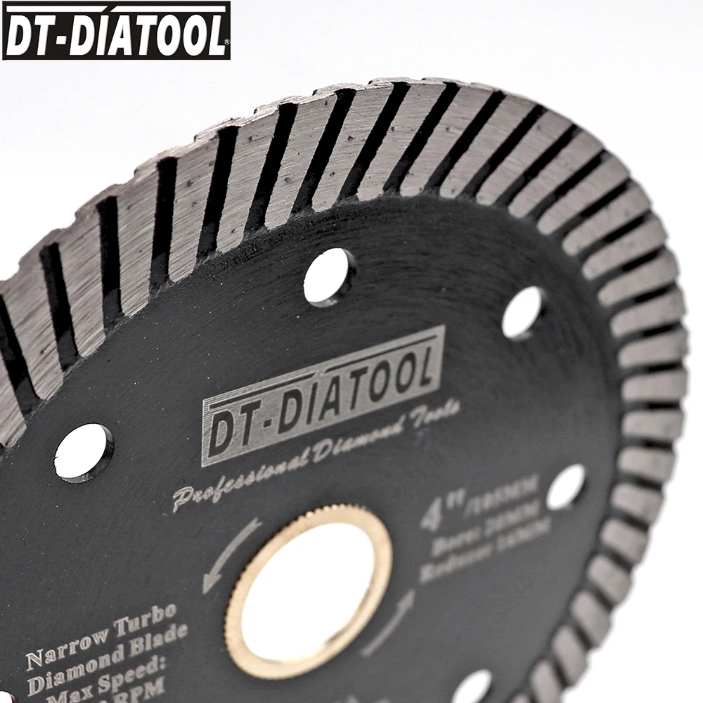 DT-DIATOOL قرص قطع الماس مع فتحات متعددة 1/2 قطعة 7 بوصة/180 مللي متر شفرة منشار الماس لقطع البناء والرخام والخرسانة والجرانيت
