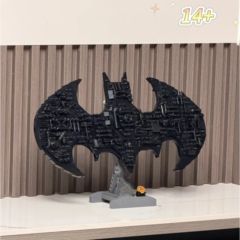 678pcs 2026 New Mask Emblem Building Blocks Set 3d Wall Decor Display Model Stem Diy Assembly Craft Creative Birthday Holiday G