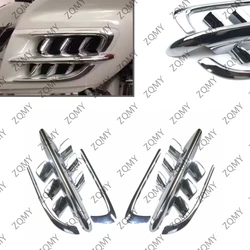 Chrome Motorcycle Fairings Premier Shark Gills For Honda Goldwing GL1800 2001 2002 2003 2004 2005 2006 2007 2008 2009 2010 2011