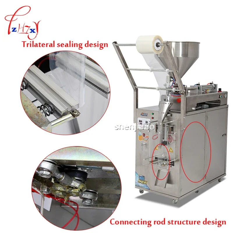 Máquina De Empacotamento Líquida Automática, Máquina De Selagem De Tempero De Molho, Máquina De Enchimento De Óleo De Pimenta Líquida Do Vinho Do Mel, 220V, 110V