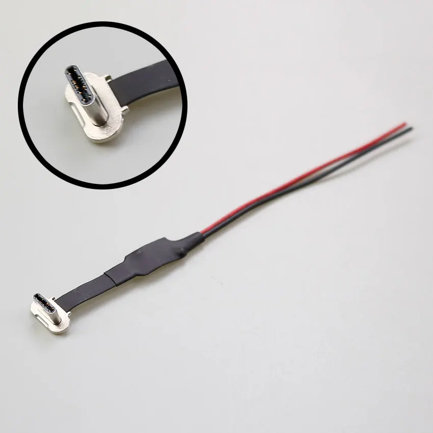 1pcs FPC Flexible Cable Soldering Wire 2Pin 3Pin R1 Wireless Charging Type C For Android Apple Plus Decoding