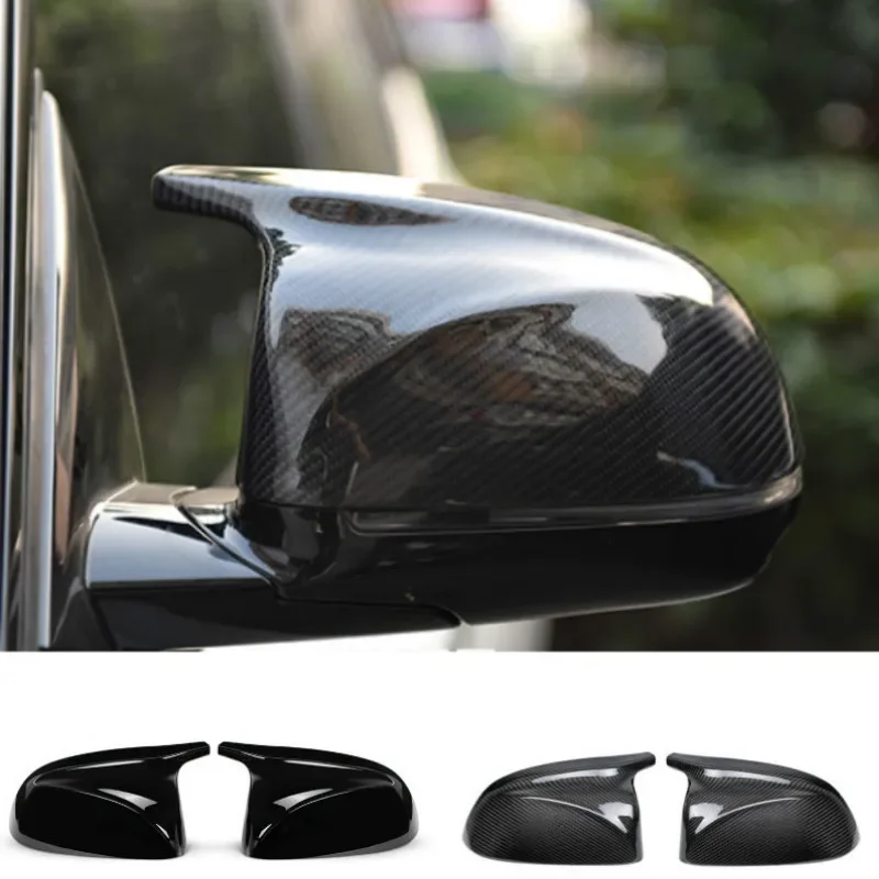 For BMW X3 G01 X4 G02 X5 G05 X6 G06 X7 G07 2018 2019 2020 M style black rearview mirror cover X3M Look rearview mirror cover