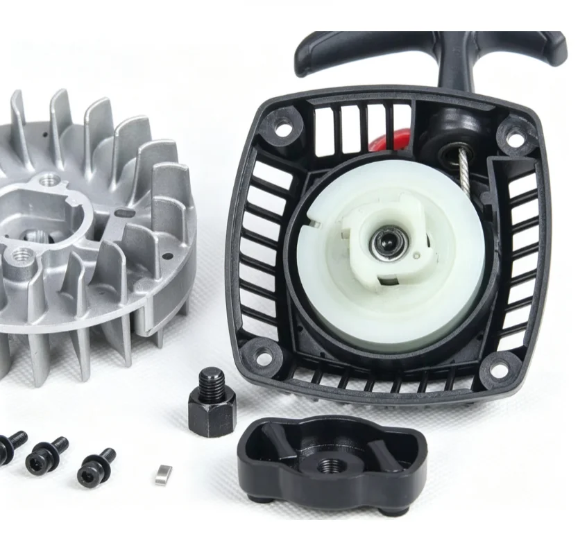 Easy to start hand puller with magnetic flywheel set for 2-stroke  engine fits LOSI 5IVE-T DBXL ROVAN KM BAJA 5B 5T