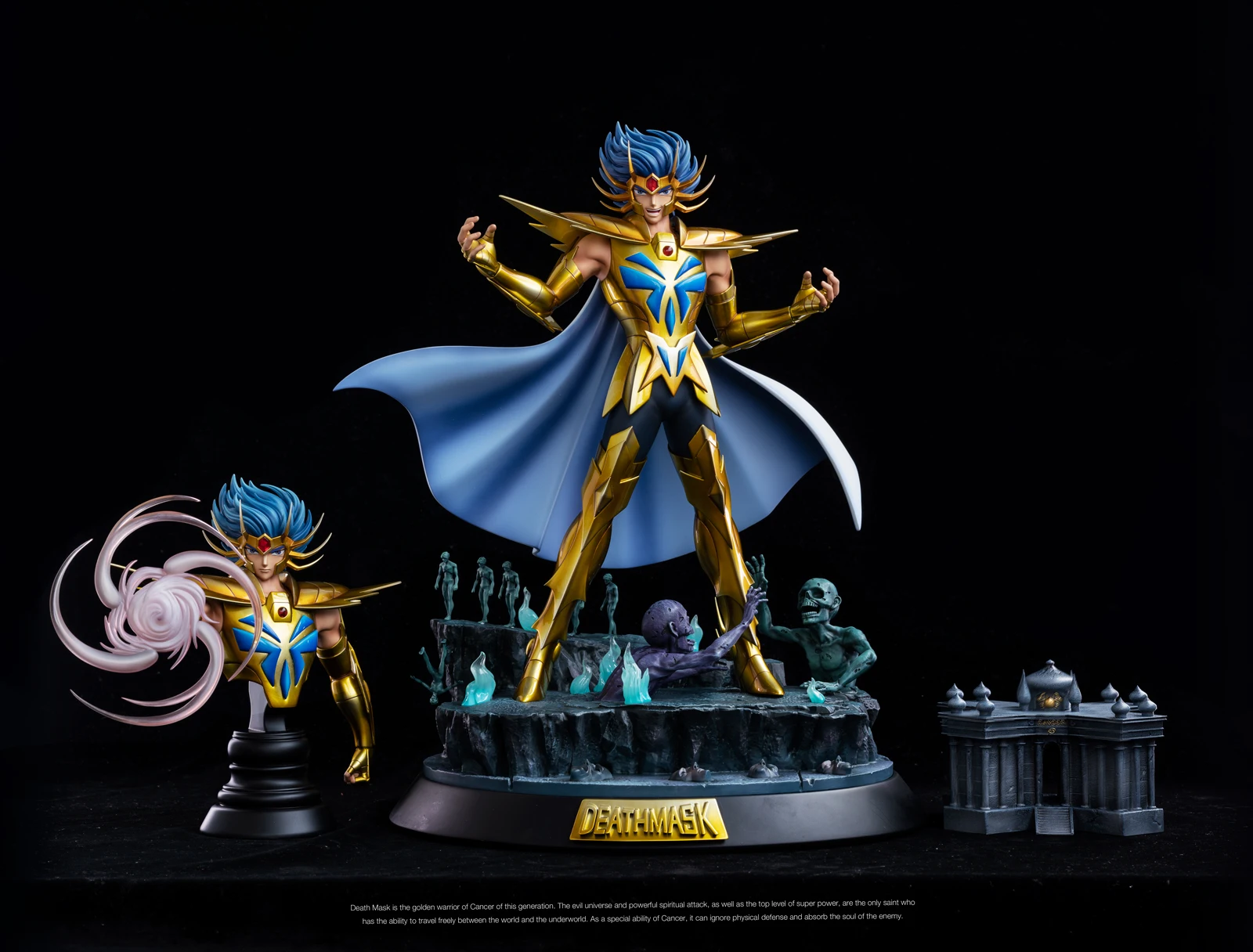 

FOC Saint Seiya Myth Cloth EX 12th Cancer DeathMask GK Collectible Statue Knights of The Zodiac Doll Model Anime Toys In Stock