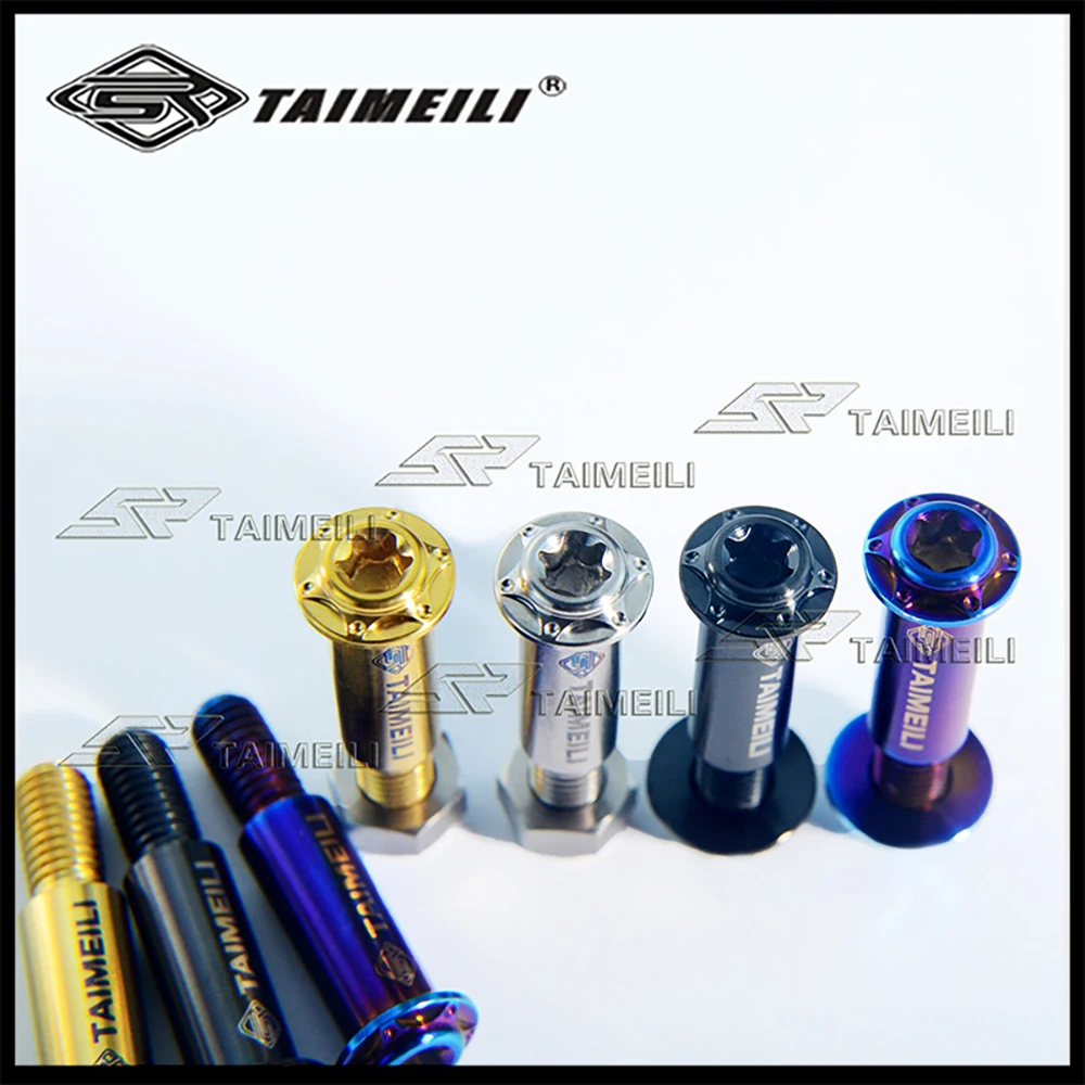 TAIMEILI Titanschraube für Motorradbremsen, Verbindungsschraube M6x35mm, Motorradschraube, passend für Nissin – Detail 4