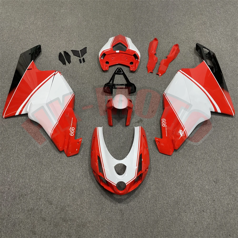 Motorcycle Fairing Kit Fit For 749 749S 999 999S 2003 2004 Single Seat Bodywork Set High Quality Abs Injection Red White Black