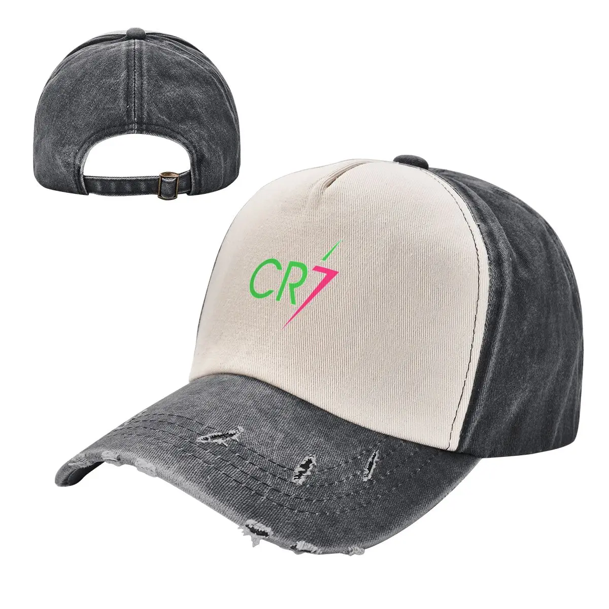 CR7 Baseball Cap Truck Hats Solid Visor Caps