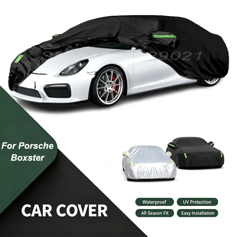 Car Cover For Porsche Boxster Waterproof Dustproof Outdoor Protection, UV Snow Sun Resistant Auto Exterior Cover Car Sunshade