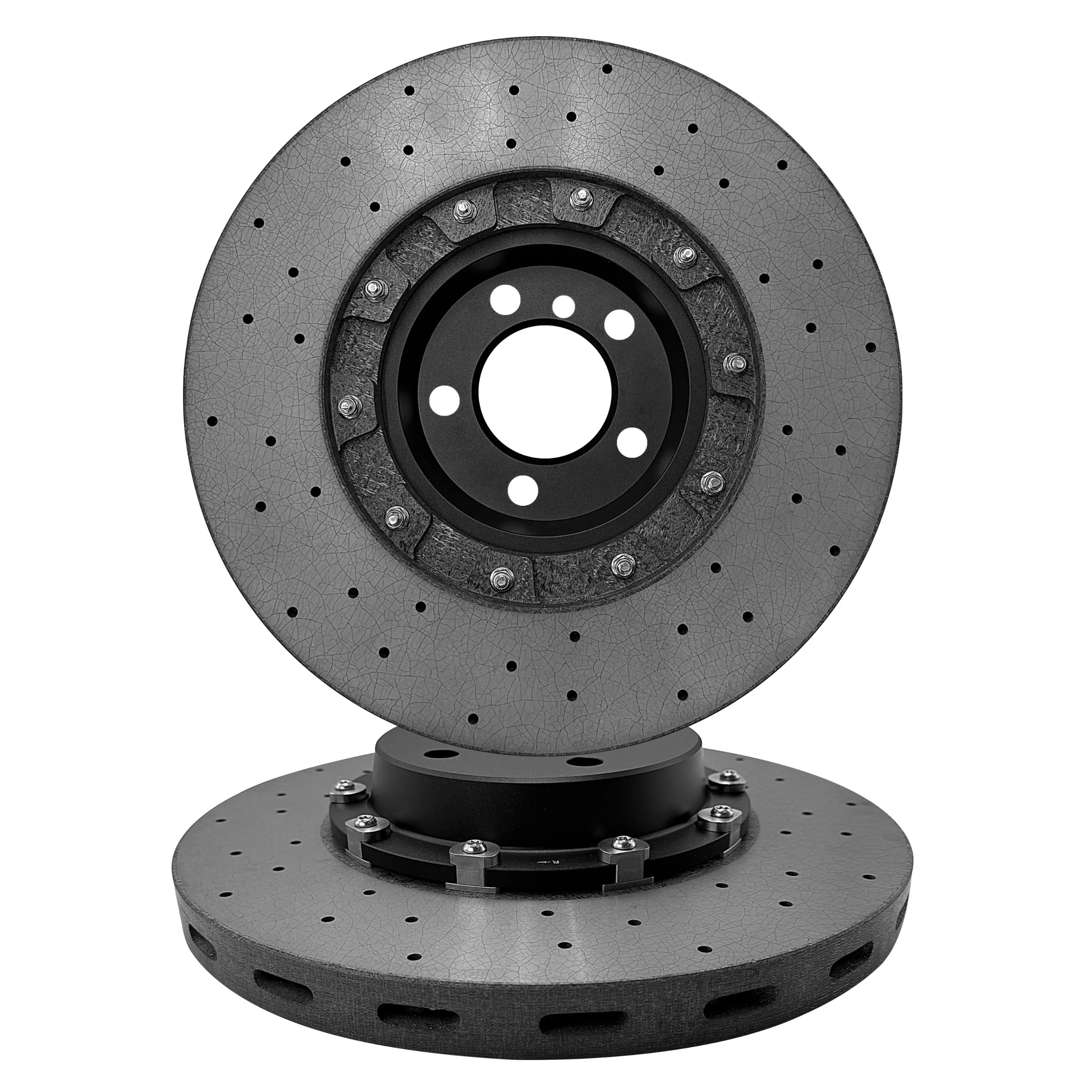 34106797603 Front 370MM 30MM CCB Brake Rotors Carbon Ceramic Disc For BMW
