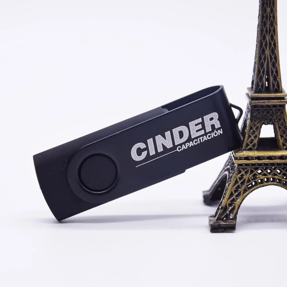 20 pz/lotto Logo Personalizzato USB 2.0 Flash Drive Pen Drive 4GB 8GB 16GB 32GB Pendrive 64GB Memory Stick Capacità Reale U Disco Cle Usb