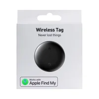 Rastreador de aire con etiqueta GPS, rastreador Bluetooth inteligente, buscador de llaves, localizador de artículos, buscador de teléfono SmartTag para Apple Find My (solo IOS)