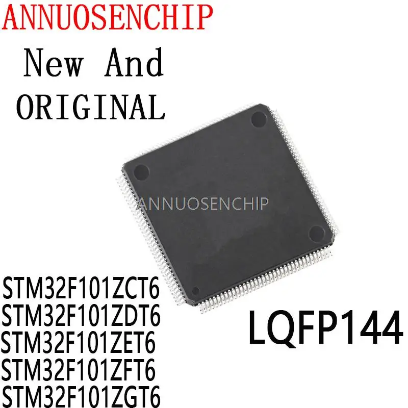 1PCS New and Original LQFP Microcontroller Chip STM32F101ZCT6 STM32F101ZDT6 STM32F101ZET6 STM32F101ZFT6 STM32F101ZGT6