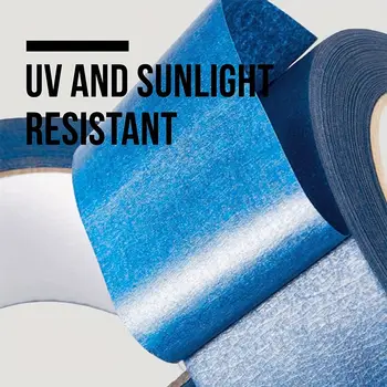 סרט ציירים כחול, 1/2 אינץ', 3/4 אינץ', 1 אינץ', 2 אינץ', סרט מיסוך לצביעה בגדלים שונים, סרט נייר שחרור נקי לבית 10 best sales בלואטק - №1