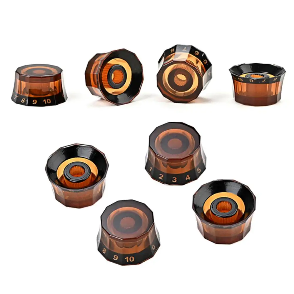 4Pcs Speed ​​Volume Tone Control Knobs Lampshade Style Guitars Replacement Parts for PRS Guitars Parts