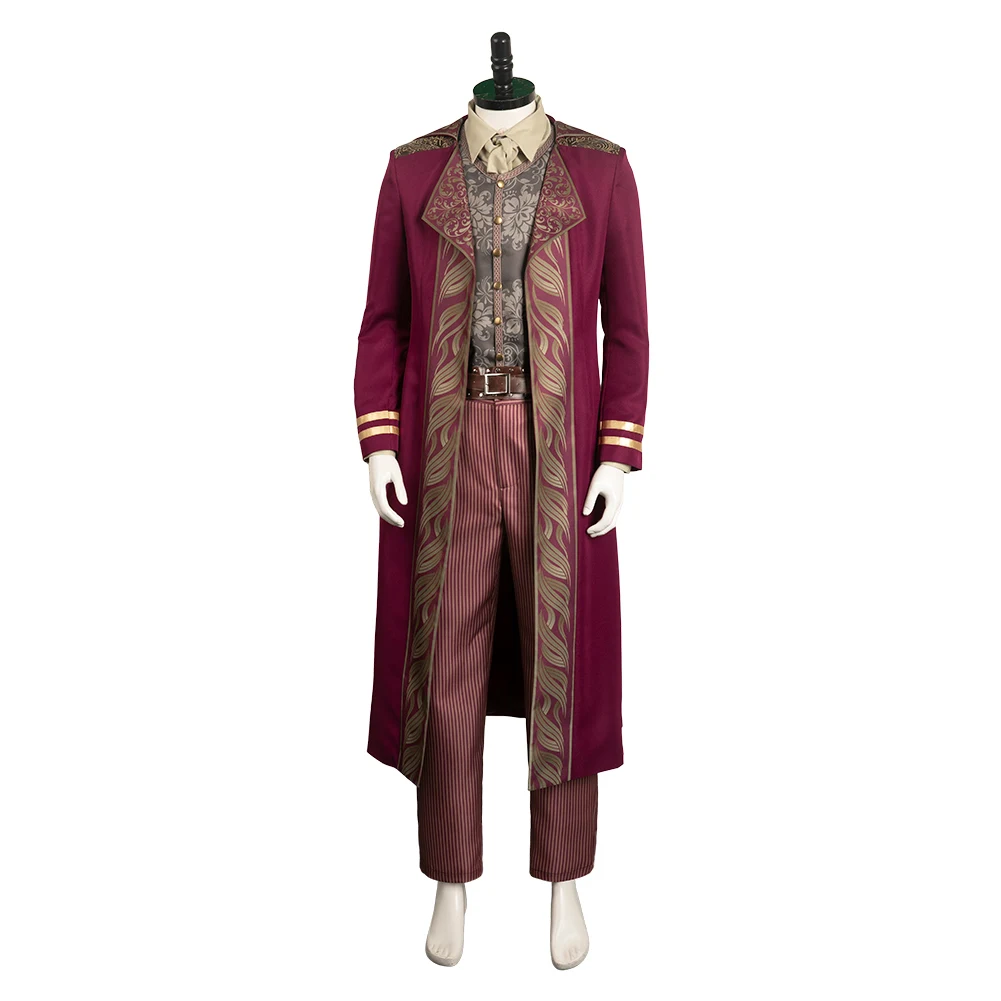 Live Action Piece Roger Cosplay Costume Men RolePlay Outfits For Adult Male Fantasia Coat Set Halloween Carnival Suit