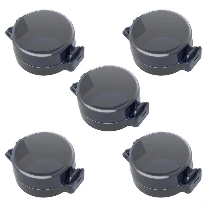 

F19F 5pcs/Set Adhesive Deadbolts Закрыть защитную защиту для защиты дочернего обеспечения для стеклянной двери прозрачная легкая