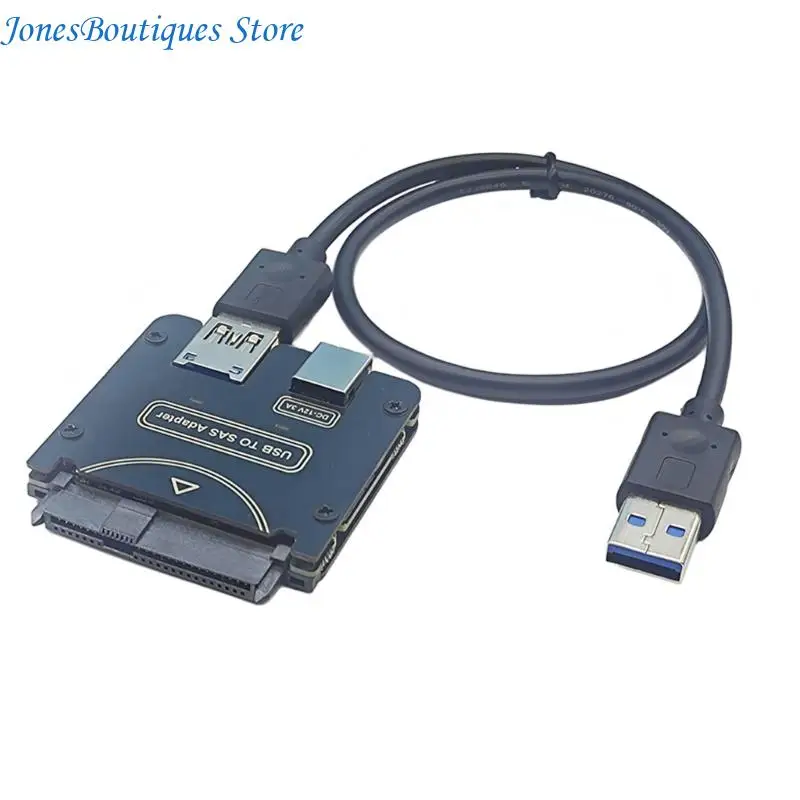 Plugs And Play SASTo USBConverter For SFF8482 HDDs Requires 12V Power Supply W8KE