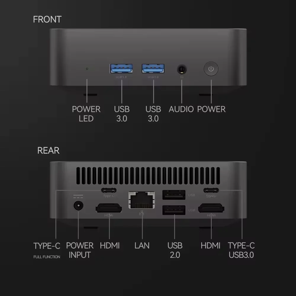 2026 New Mini PC Computer Intel core i9 10980HK Windows 11 16/32GB