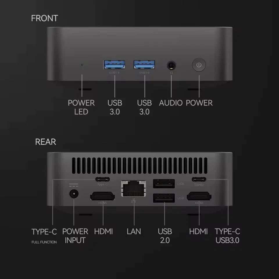 2026 New Mini PC Computer Intel core i9 10980HK Windows 11 16/32GB
