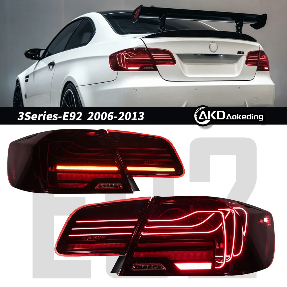 Auto Parts For BMW E92 Taillight 2005-2012 2 Doors M3 Styling LED Running Lights Sequential Signal Car Accesorios Modified