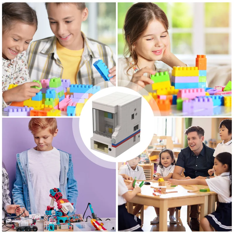 Tijolos de construção brinquedos blocos jogos de quebra-cabeça blocos de construção kit brinquedo de descriptografia brinquedo sensorial educacional para educação precoce