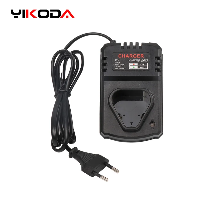YIKODA 전기 드릴 스크루 드라이버 충전기, 리튬 배터리 어댑터, 12/16.8V