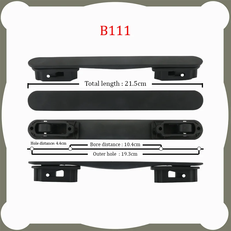 B111 B112 Luggage Handle Accessories Maintenance Repairing Easy Installation Handles Travel Bag Replacement Knobs Parts
