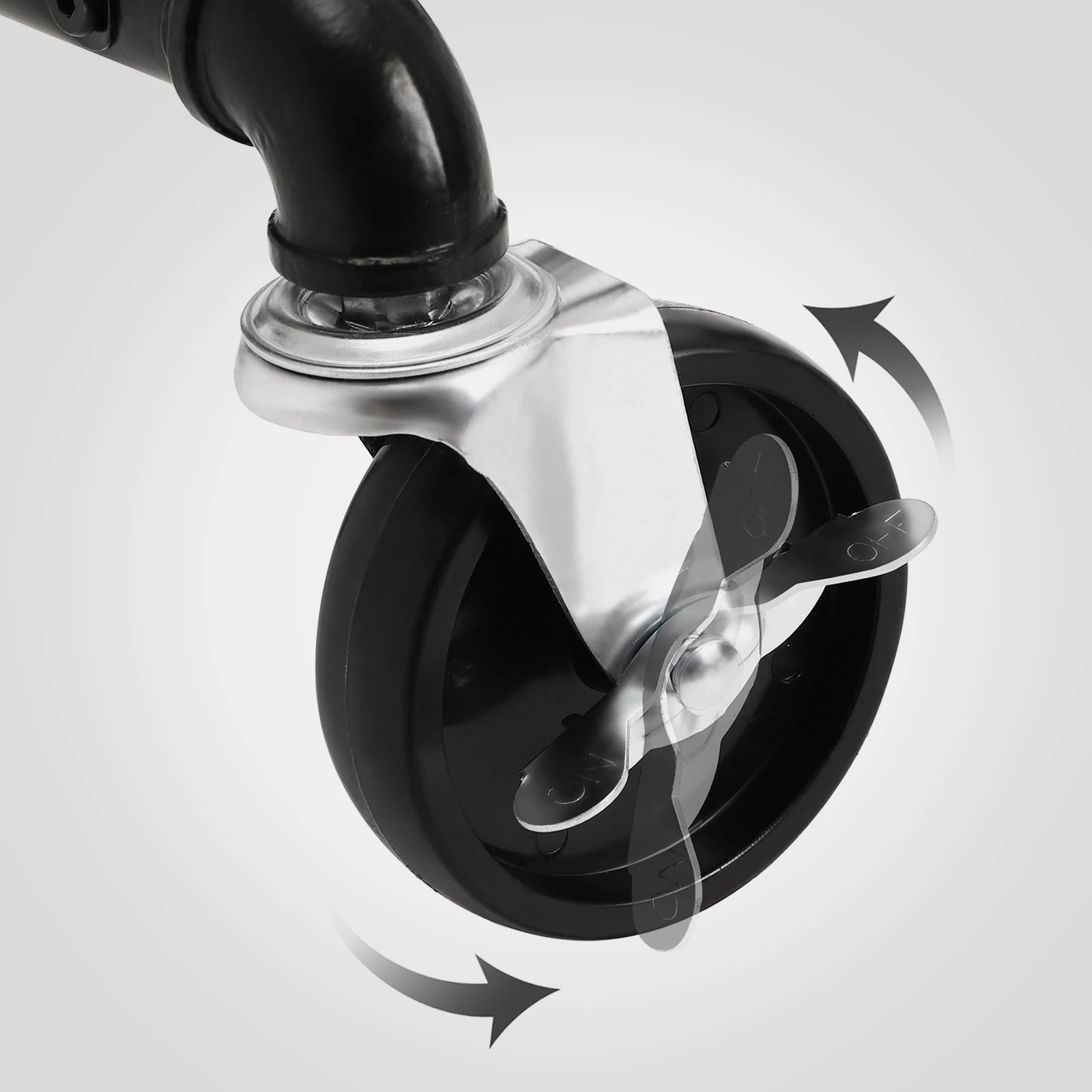 رف ملابس عالي التحمل من SONGMICS، رف ملابس لتعليق الملابس، رف ملابس صناعي على عجلات، إطار معدني