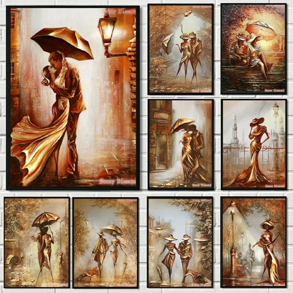 

Wonderful Love Romantic Couple Diy Diamond Art Painting Tools Cuadros Decorativos Stitch Kits Drill Home Decor Christmas Gift