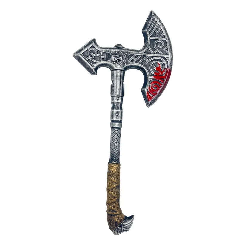 Accesorios de modelo de hacha de plástico para Halloween, 52cm/20,47 pulgadas, suministros para fiestas, periféricos de juego de Cosplay, juguetes coleccionables para exteriores, adornos, Regalo