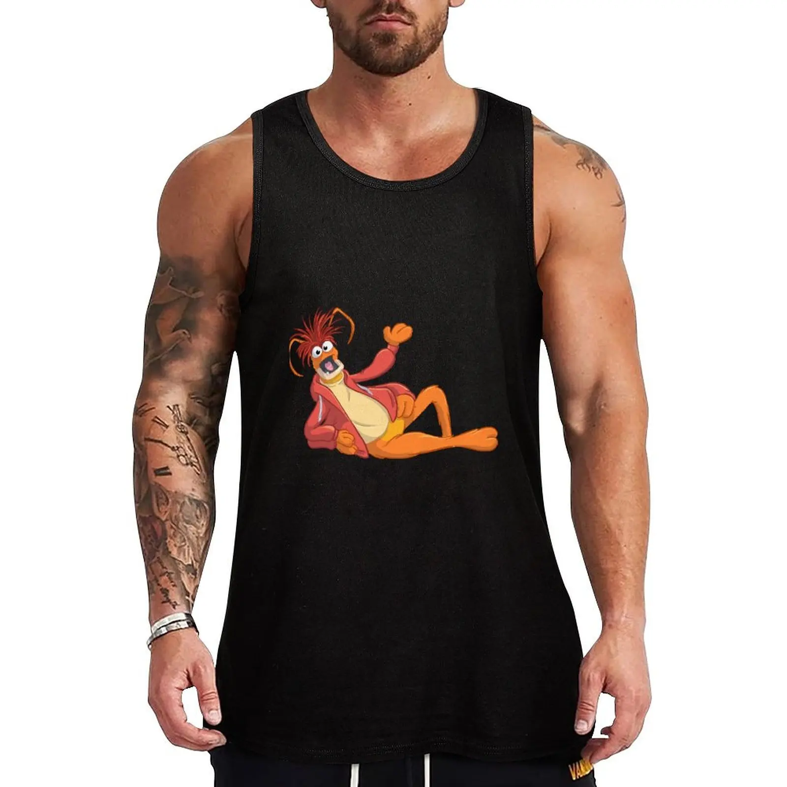 Pepe the King Prawn Tank Top Classic Basic Tank Top Solid Color Everyday Wear