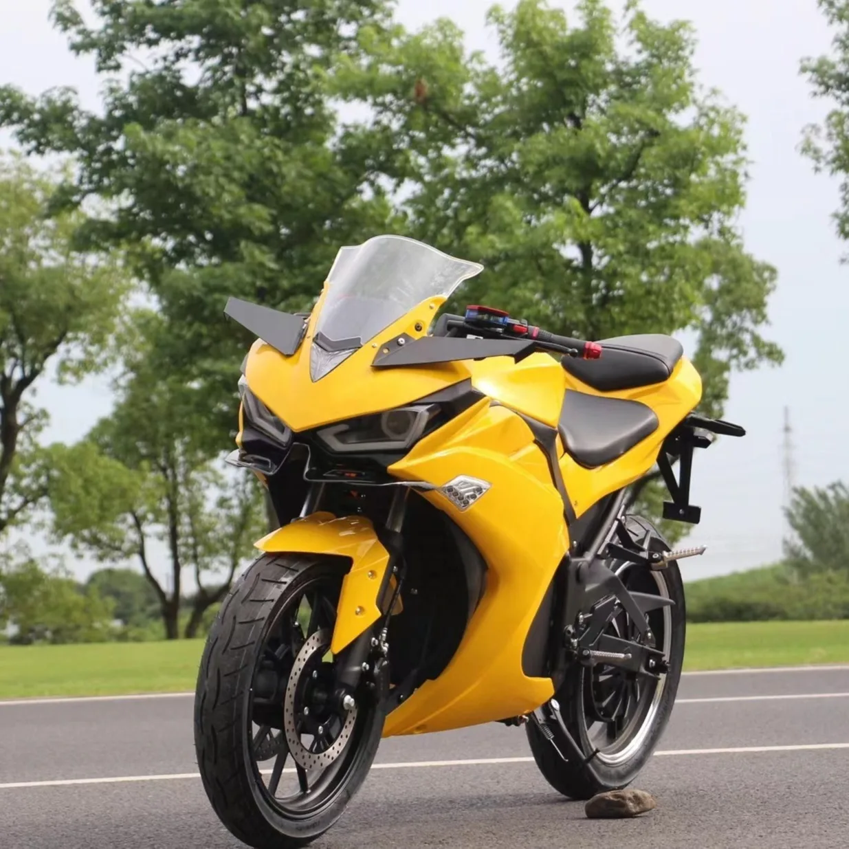 Bs 2025 China Hot Sale 2000 W-12 kW Power Sports Electric Motorcycle Adult Racing Model V 6,8000 W Motor 72 v Voltage Price