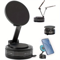 Magnetic Phone Holder, Upgraded Aluminum Alloy, 360° Rotatable & Foldable Design with Vacuum Suction Cup